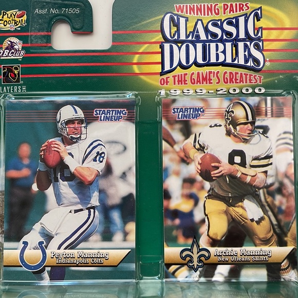 Starting Lineup NFL Football Classic Doubles Peyton Manning and Archie Manning - Picture 3 of 8